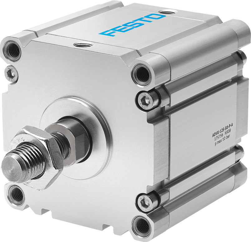 Festo Cilindro Compacto 125mm Diámetro 30mm Carrera Doble Efecto - 175766