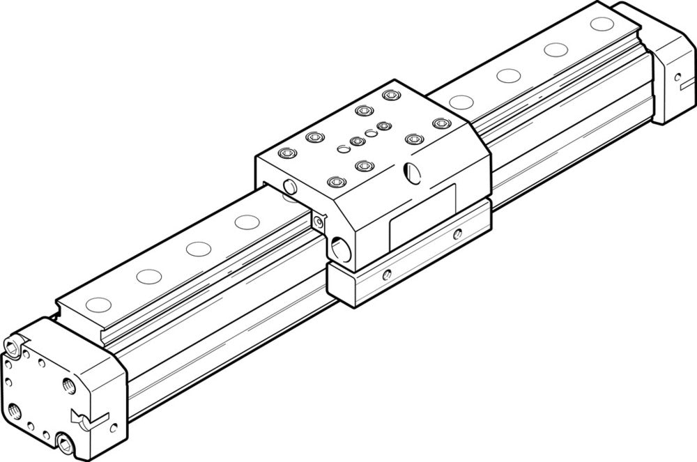 Actuador Lineal Festo 25mm Diámetro 1000mm Carrera Doble Efecto - 161792