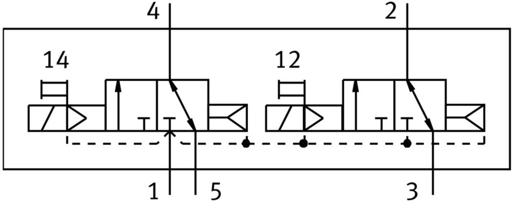Festo 2x3/2 NC Monostable Válvula Solenoide De Aire G1/8 560l/min - 566496