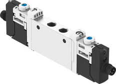 Festo 2x3/2 NC Monostable Válvula Solenoide De Aire M7 155L/Min - 8031480