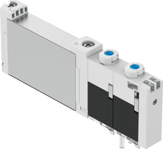 Festo 2x3/2 NC Monostable Válvula Solenoide De Aire Brida 130l/min - 573413