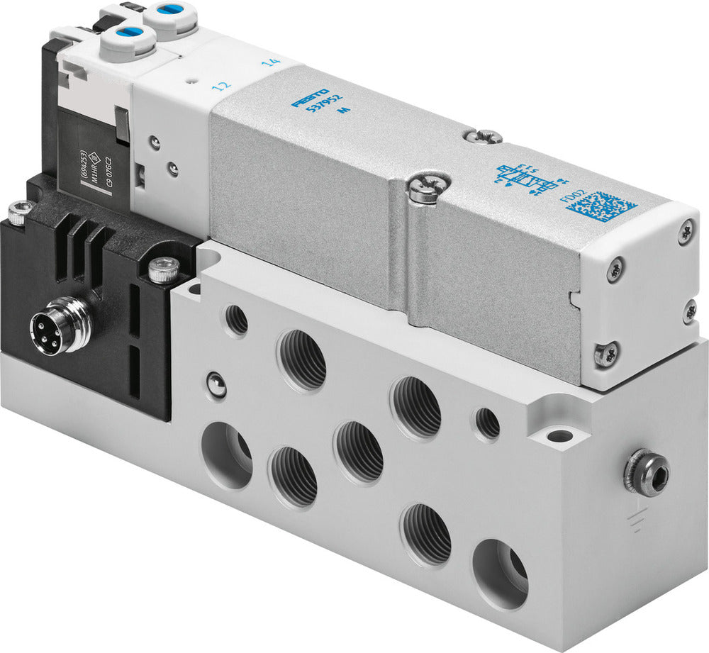 Festo 2x2/2 NC Monostable Válvula Solenoide De Aire G1/8 650L/Min - 545233