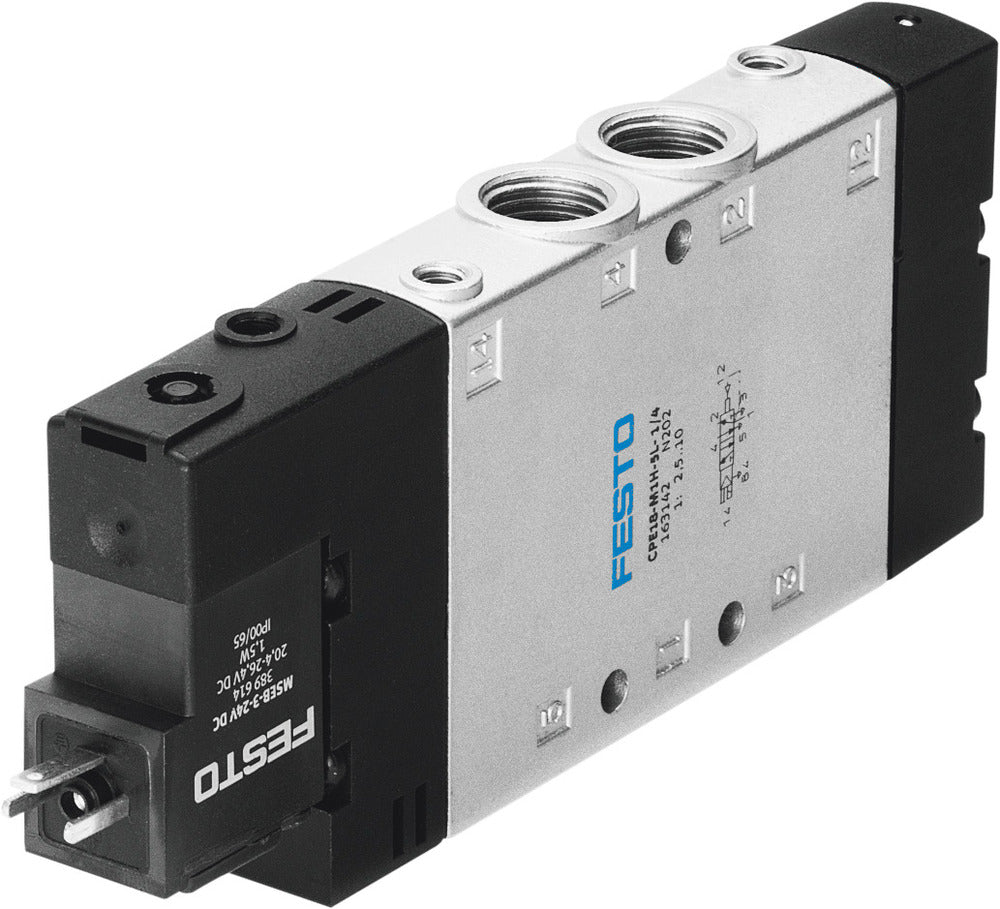 Festo 5/2 Monostable Válvula Solenoide De Aire G1/4 1500l/min - 163762