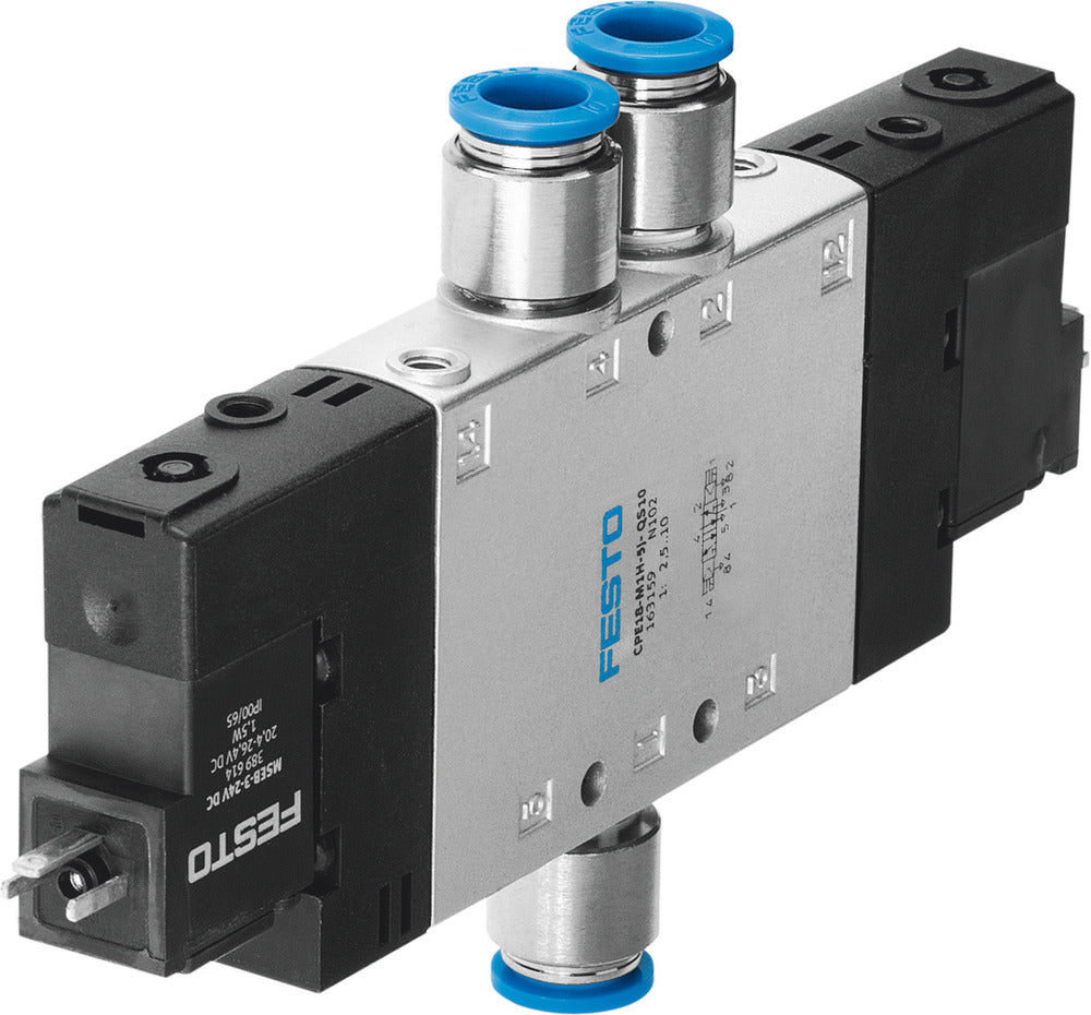 Festo 5/2 Bistable Válvula Solenoide De Aire QS-10 1000l/min - 163779