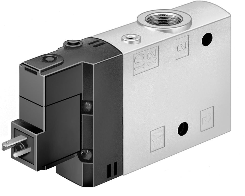 Festo 3/2 NC Monostable Válvula Solenoide De Aire G3/8 2500L/Min - 163165