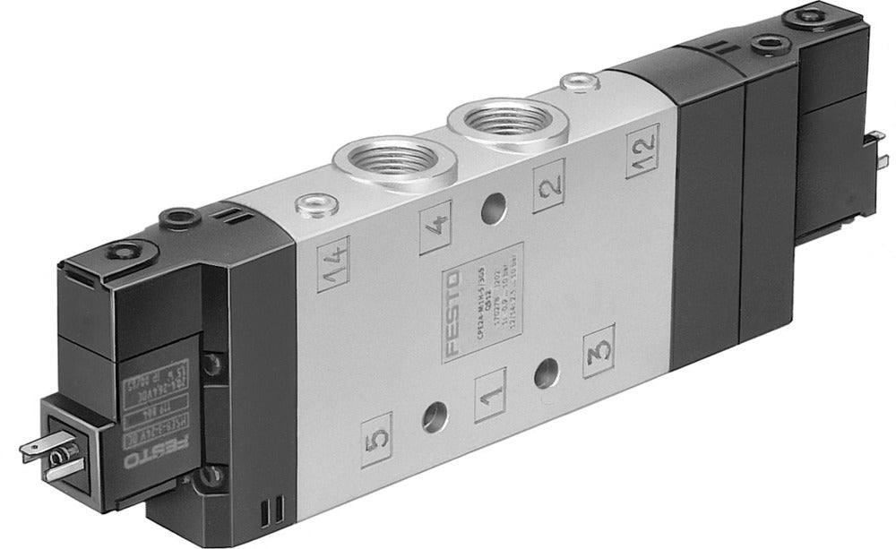 Festo 5/2 Bistable Válvula Solenoide De Aire G3/8 3200L/Min - 163811