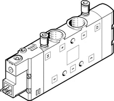 Festo 5/2 Monostable Válvula Solenoide De Aire G3/8 2900L/Min - 163170