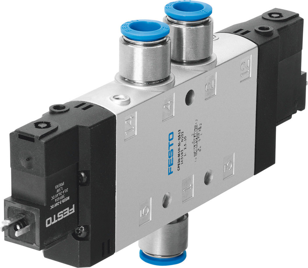 Festo 5/2 Bistable Válvula Solenoide De Aire QS-12 1650L/Min - 163183