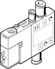 Festo 3/2 NC Monostable Válvula Solenoide De Aire QS-4 190L/Min - 196849