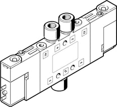 Festo 5/2 Bistable Válvula Solenoide De Aire M5 180L/Min - 196878