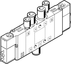Festo 5/2 Bistable Válvula Solenoide De Aire QS-4 180L/Min - 196879