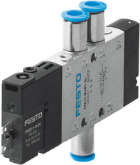 Festo 5/2 Monostable Válvula Solenoide De Aire QS-4 180L/Min - 196882