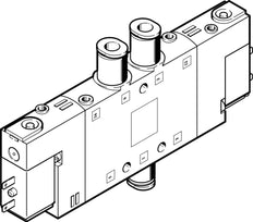Festo 5/2 Bistable Válvula Solenoide De Aire QS-6 400L/Min - 196907