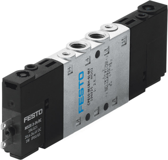 Festo 5/2 Bistable Válvula Solenoide De Aire M7 350L/Min - 196925
