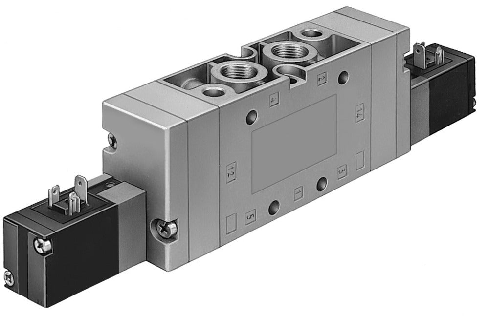 Festo 5/3 Válvula Solenoide De Aire Exhausto G3/8 2200L/Min - 14943