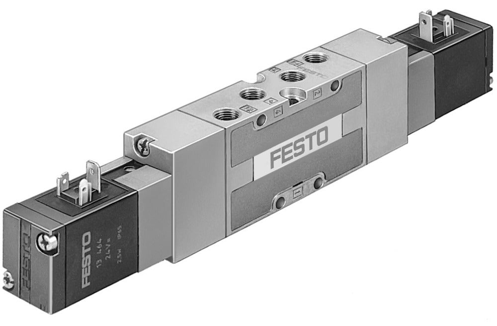 Festo 5/3 NC Válvula Solenoide De Aire G1/8 1000L/Min - 30997