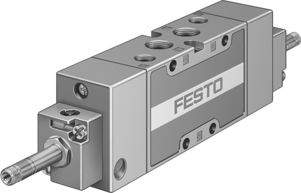 Festo 5/3 Válvula Solenoide De Aire A Presión G1/4 1600l/min - 31003