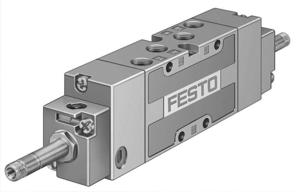 Festo 5/3 NC Válvula Solenoide De Aire G1/8 1000L/Min - 30484