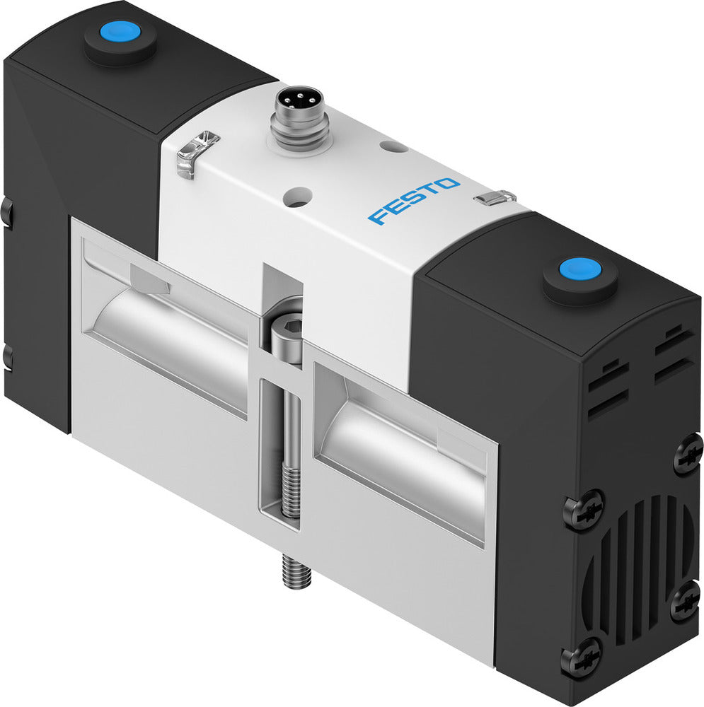 Festo 5/3 Válvula Solenoide De Aire A Presión Tamaño 26mm ISO 15407-1 1000l/min - 534541
