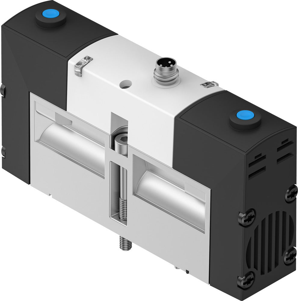 Festo 5/3 Válvula Solenoide De Aire A Presión Tamaño 26mm ISO 15407-1 1000l/min - 534541