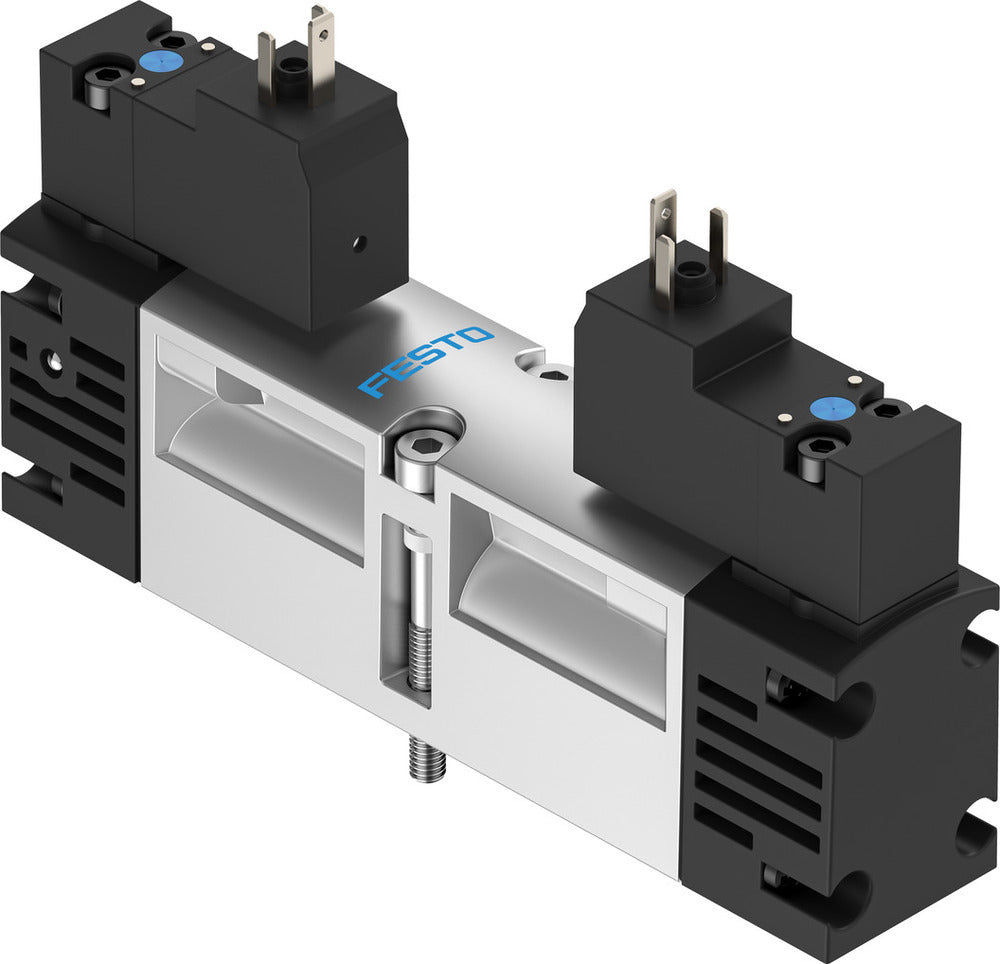 Festo 2x3/2 NO Monostable Válvula Solenoide Tamaño 18mm ISO 15407-1 400l/min - 547171