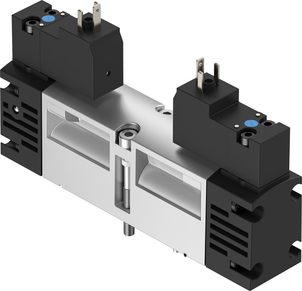 Festo 2x3/2 NO Monostable Válvula Solenoide Tamaño 18mm ISO 15407-1 400l/min - 547171