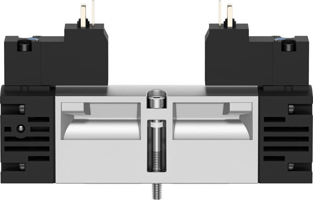 Festo 2x3/2 NO Monostable Válvula Solenoide Tamaño 18mm ISO 15407-1 400l/min - 547171
