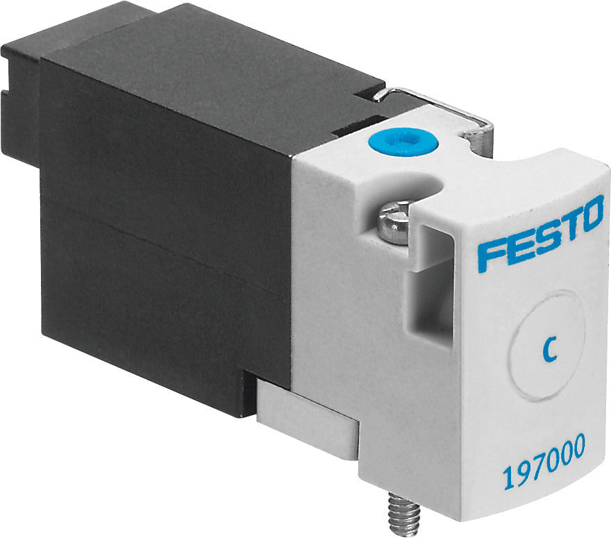 Festo 3/2 NO Monostable Válvula Solenoide De Aire Placa Base 10l/min 0 - 6bar/0 - 87psi - 197019