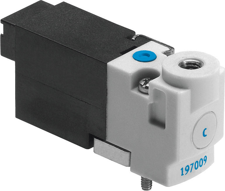 Festo 3/2 NC Monostable Válvula Solenoide De Aire Placa Base 10l/min 0 - 8bar/0 - 116psi - 197010