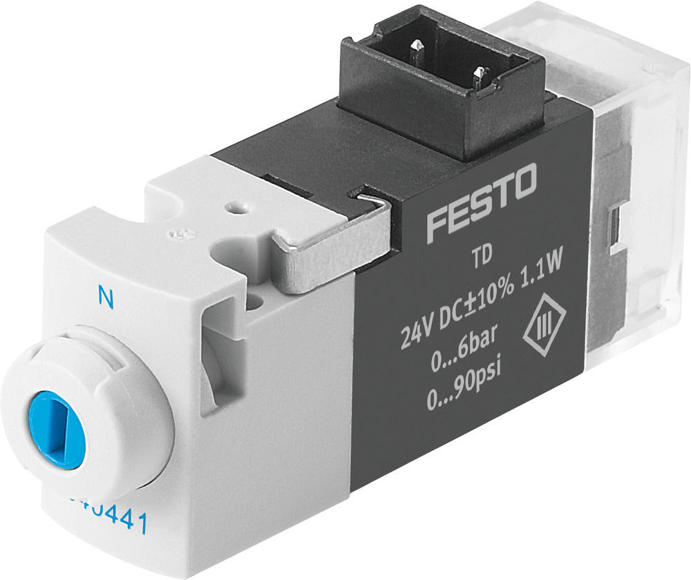 Festo 3/2 NC Monostable Válvula Solenoide Placa Base 10l/min 0 - 8bar/0 - 116psi - 540444