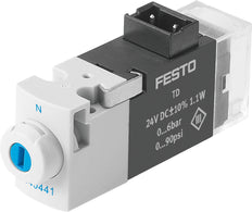 Festo 3/2 NC Monostable Válvula Solenoide Placa Base 10l/min 0 - 8bar/0 - 116psi - 540444