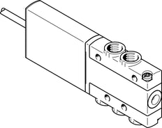 Festo 5/2 Monostable Válvula Solenoide De Aire M7 90L/Min -0,9 - 8Bar/-13 - 116Psi - 525115