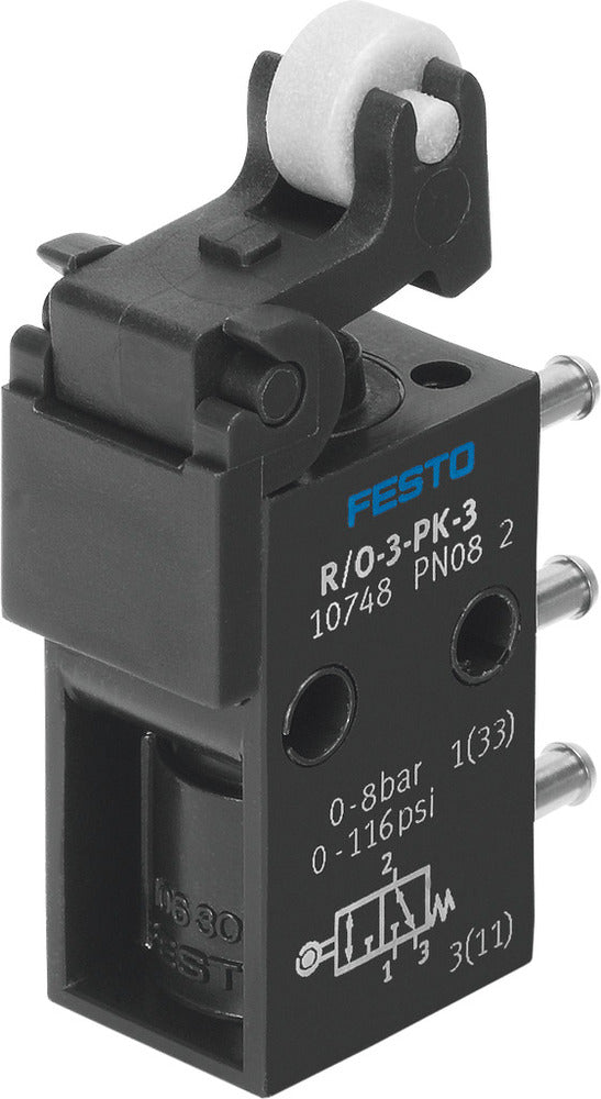 Festo 3/2 NO/NC Válvula De Palanca Monostable PK-3 80l/min - 10748