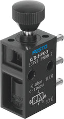 Festo 3/2 NO/NC Válvula De Botón Monostable PK-3 80l/min - 13793