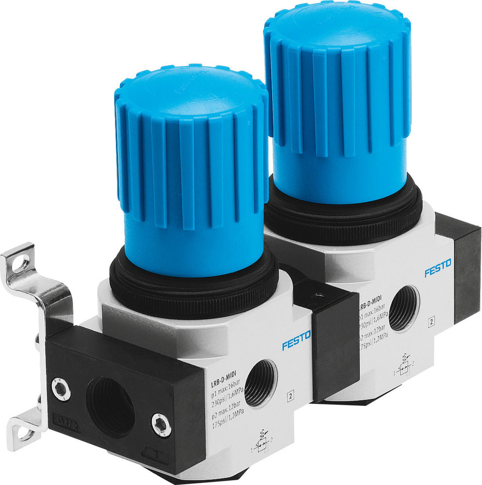 Festo Combinación De Válvula G3/8'' 0.5-12bar 3200l/min Midi - 528958