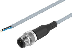 Cable De Conexión Festo Enchufe M12x1 A-codificado EN 61076-2-101 1m - 8091515