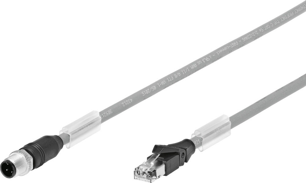 Cable De Conexión Festo Enchufe M12x1 D-Codificado EN 61076-2-101 10m - 8040454