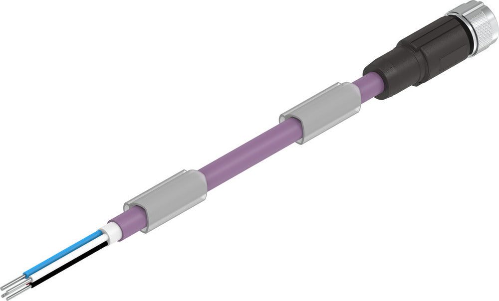 Cable De Conexión Festo M12x1 A-Codificado EN 61076-2-101 5m - 8074191