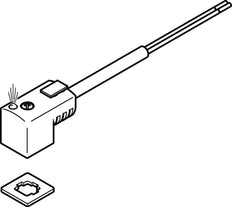 Enchufe Festo Con Cable 2.5m - 547268