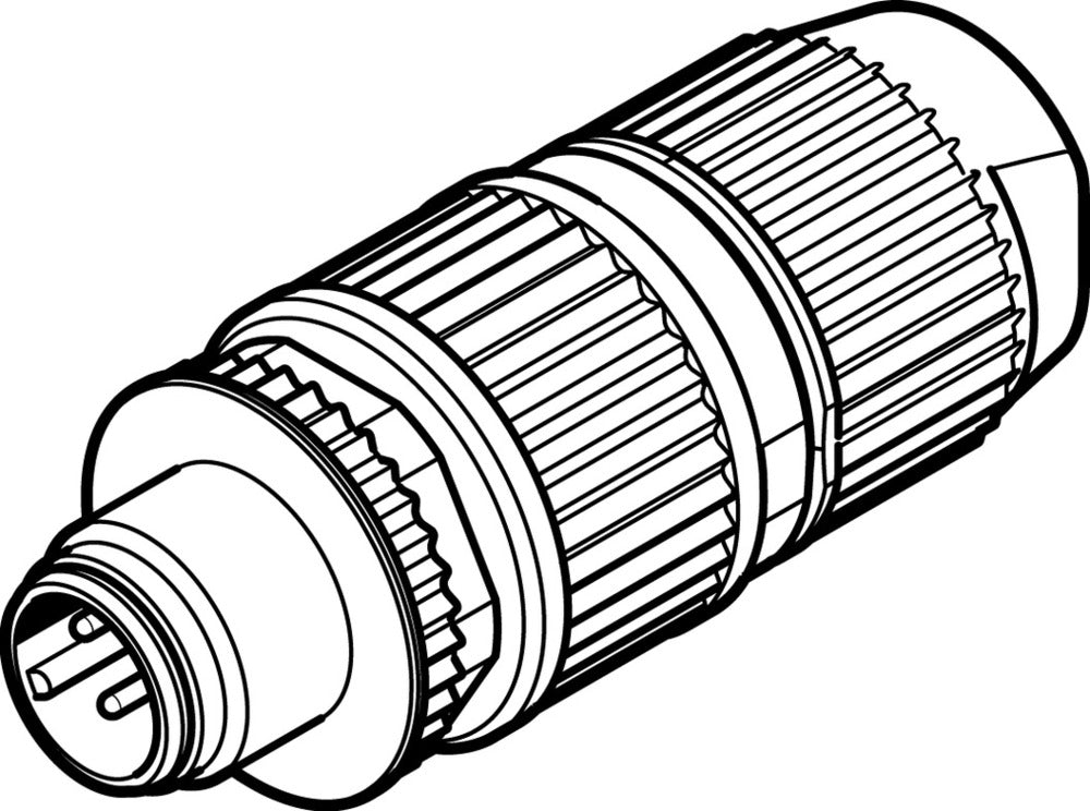 Conector Festo De 3 Pines A-codificado M12x1 IP65 IP67 - 564946
