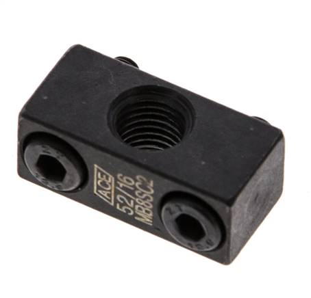 ACE brida de sujeción M 8x1 para amortiguador, montaje lateral - MB8SC2