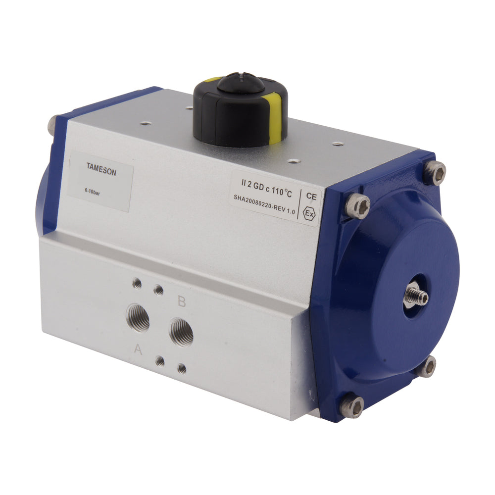 Actuador Neumático de Doble Efecto 802Nm ISO 5211 F12 27 mm PAL 130