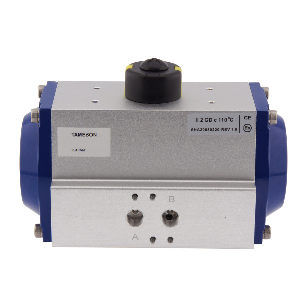 Actuador Neumático de Doble Efecto 526Nm ISO 5211 F10 22 mm PAL 090