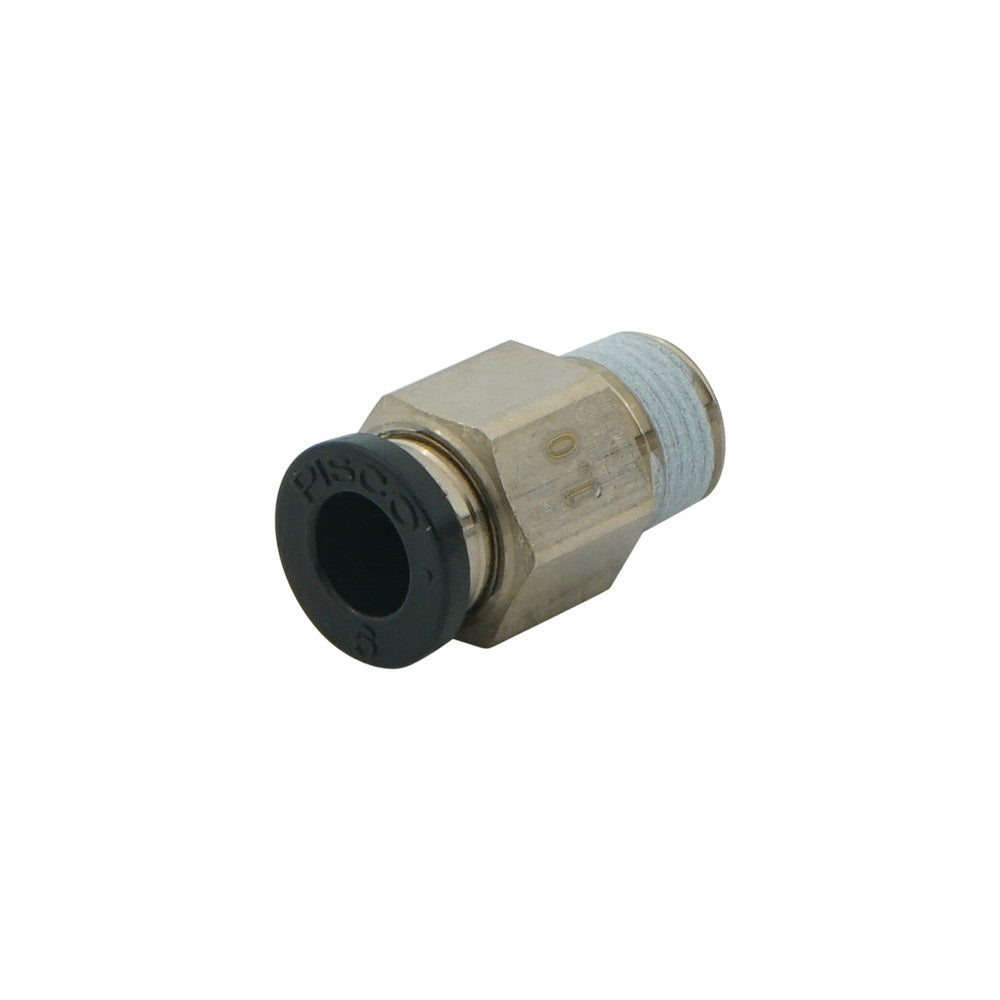 Accesorio de orificio recto de 6mm - R1/8" 0,3mm [10 piezas]