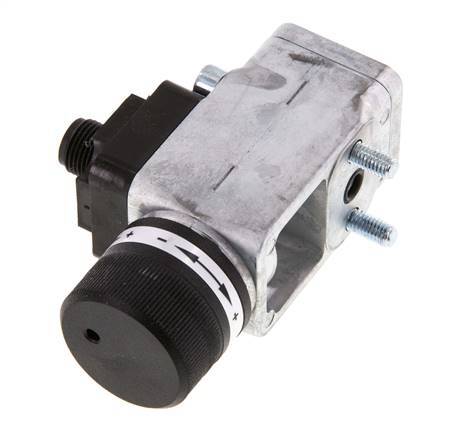 0.interruptor de presión de 2 a 2bar SPDT de fundición de zinc Brida 250VAC Conector M12 de 4 pines