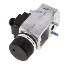 0.interruptor de presión de 2 a 2bar SPDT de fundición de zinc Brida 250VAC Conector M12 de 4 pines