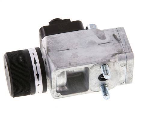 0.interruptor de presión de 2 a 2bar SPDT de fundición de zinc Brida 250VAC Conector M12 de 4 pines