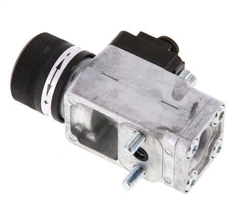 0.interruptor de presión de 2 a 2bar SPDT de fundición de zinc Brida 250VAC Conector M12 de 4 pines