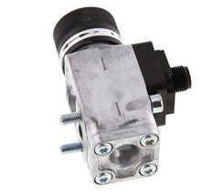 0.interruptor de presión de 2 a 2bar SPDT de fundición de zinc Brida 250VAC Conector M12 de 4 pines