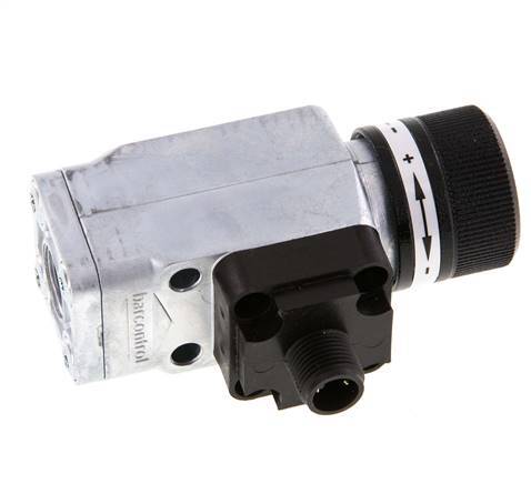 interruptor de presión de 1 a 16bar SPDT de fundición de zinc G1/4'' 250VAC Conector M12 de 4 pines